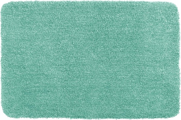 Wenko Badteppich MéLange TüRkis 55X75 Cm Mikrofaser Rutschfest – 23103100-image