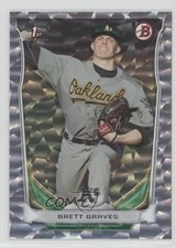 2014 Bowman Draft Silver Ice Brett Graves #DP73 1md