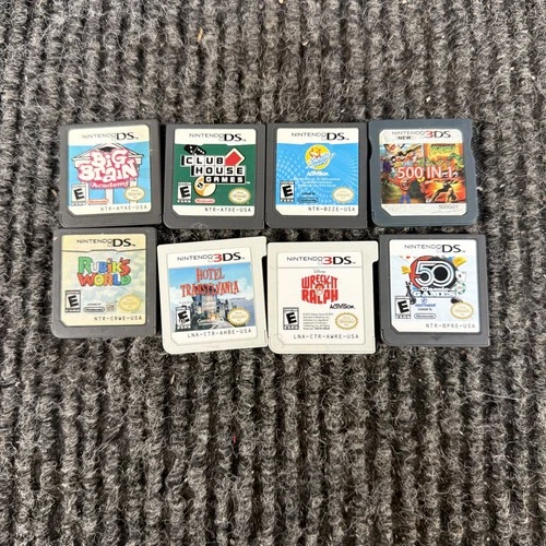 Nintendo DS Lot of 8 Games-Great For Young Kids! Family Friendly