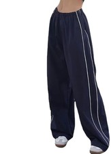 Women's Baggy Y2K Parachute Pants