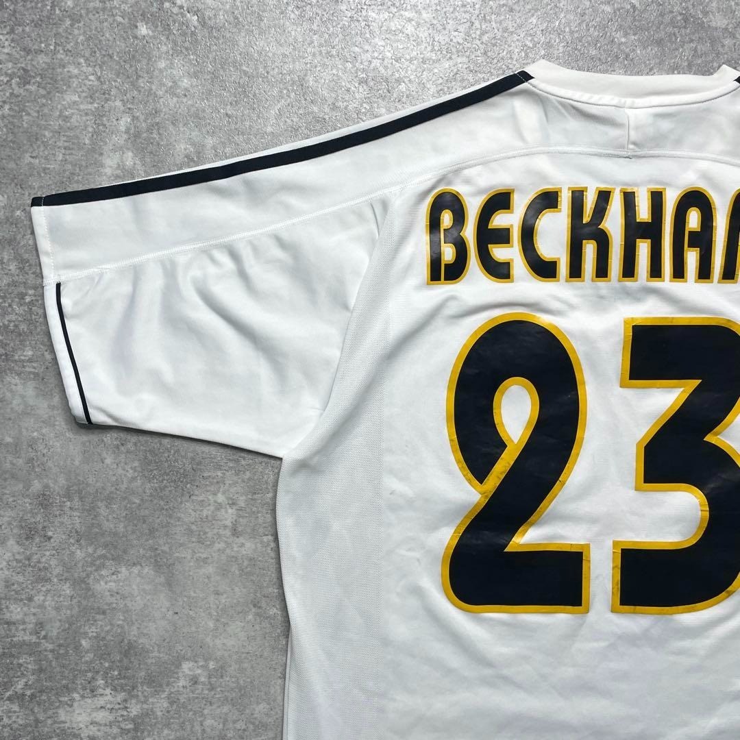 David Beckham 23 Large REAL MADRID L 2003 04 HOME Jersey Camiseta