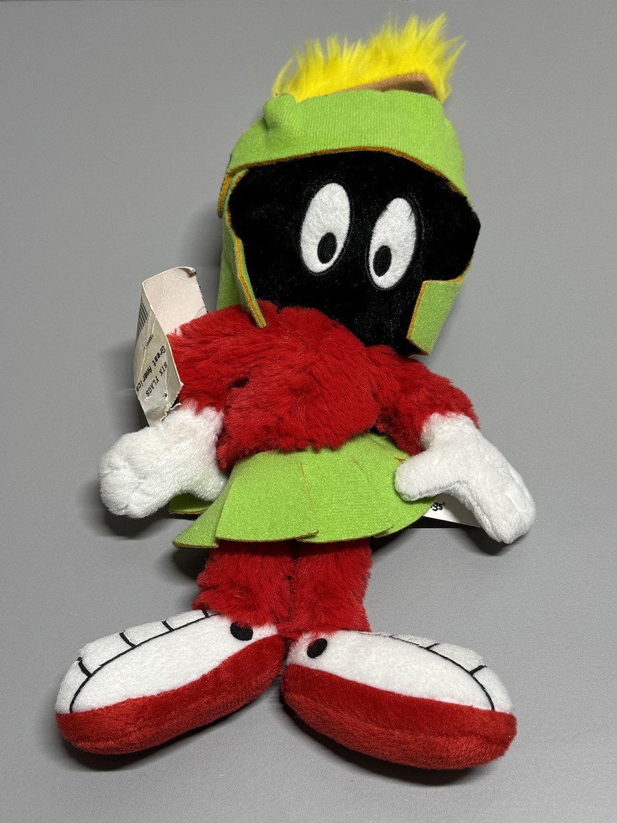 Marvinになります。 Six Flags Marvin The Martian Plush Stuffed Toy Small Red Green