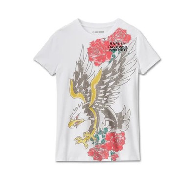 Original Harley-Davidson Damen Tatted Up Tee - Größe XL - 96586-24VW/002L