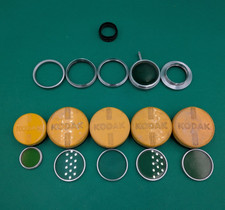 Vintage Kodak Series VI Filter  Adapter Lot - 1-1/4"-31.5mm Ring, Skylight, Y1