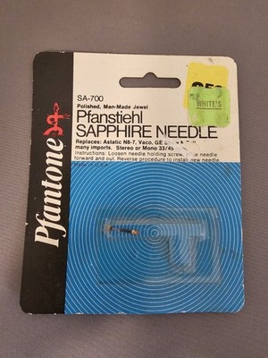 NOS Pfantone SA-700 Pfanstiehl Phonograph Turntable Needle Sapphire Vaco Astatic