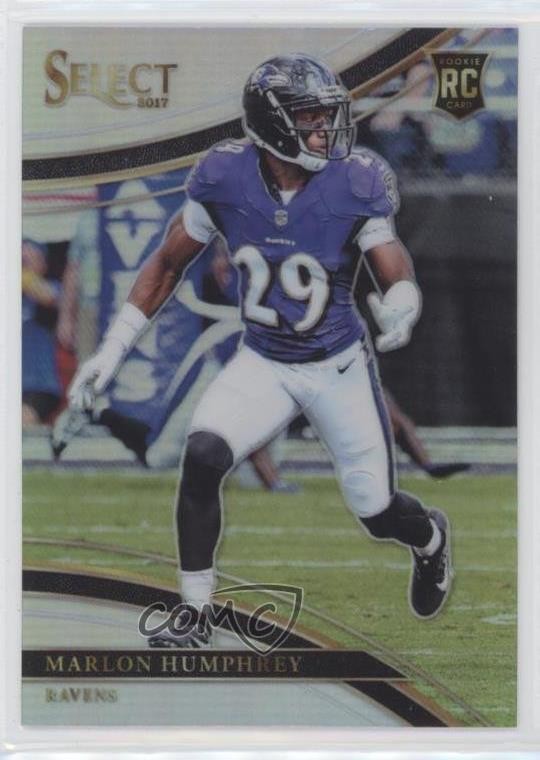 2017 Panini Select Field Level Silver Prizm Marlon Humphrey #251 Rookie RC