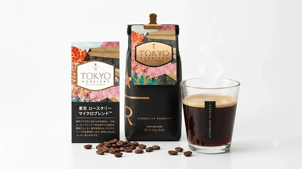 スタバ　Tokyo Roastery Microblend 250g コーヒー Starbucks Reserve Roastery Tokyo Microblend Coffee Beans 250g