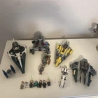 LEGO Star Wars: LEGO Star Wars Ships + Minifigures Lot Used, Good Condition