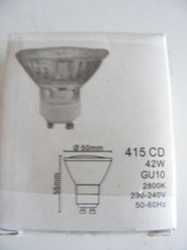 6x Halogenlampe Reflektor 42W GU10+C 230V dimmbar