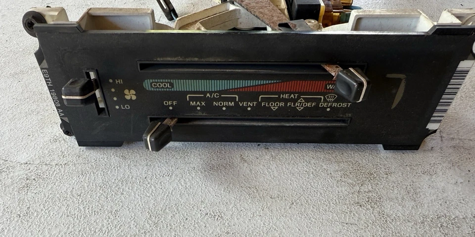 1987-1991 Ford Bronco F150 F250 F350 OEM aquecedor A/C controle de temperatura climática  - Imagem 2 de 4