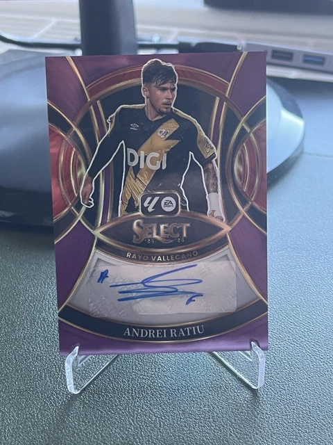 2025-26 Panini Select La Liga Andrei Ratiu Auto /49 Rayo Vallecano
