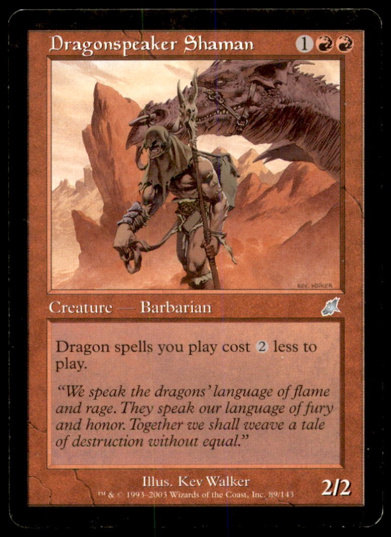 MTG Dragonspeaker Shaman LP Light Play Scourge [1543]
