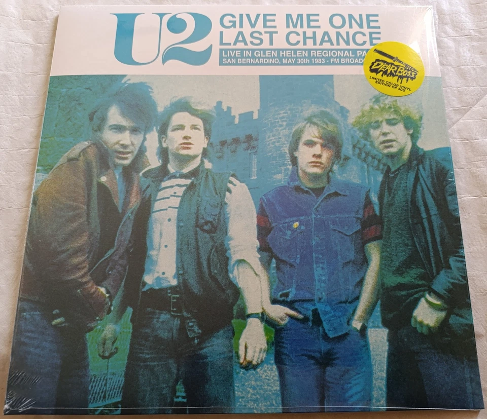 U2 give me one last change... RARE LP BLUE - Photo 4/4