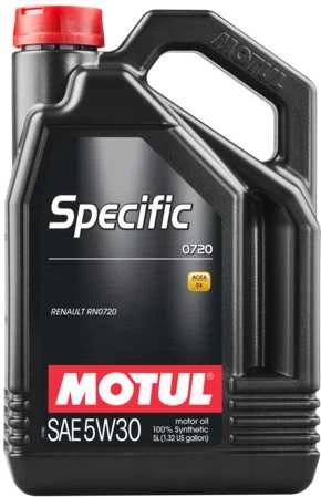 Huile SPECIFIC RN0720 5W30 C4 5L MOTUL (bidon) - Photo 1/1