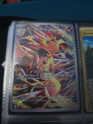 Ethan's Typlosion Staff Card Destined Rivals Series, Near Mint Condition