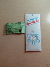 Vintage Ladies Winter Lot - Ice Grippers  Wintersilks Silk Gloves - Large