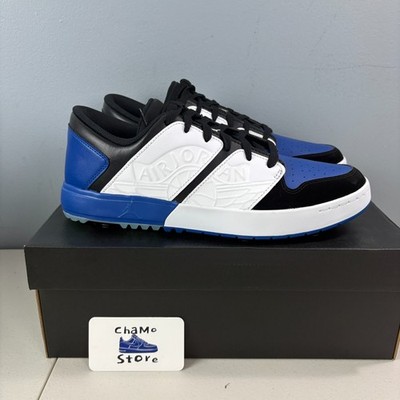 Nike Air Jordan NU Retro 1 G Golf Shoes Blue White Black FZ4153 004 Men's Sz 10