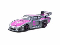 Tarmac 079-K3V Bisimoto Porsche 935 K3V Grau/Pink + Cards 1:64