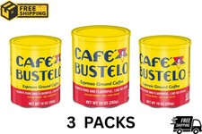 Cafe Bustelo, Espresso Style Dark Roast Ground Coffee, 10 oz Can (Pack of 3) 8.26 per pound