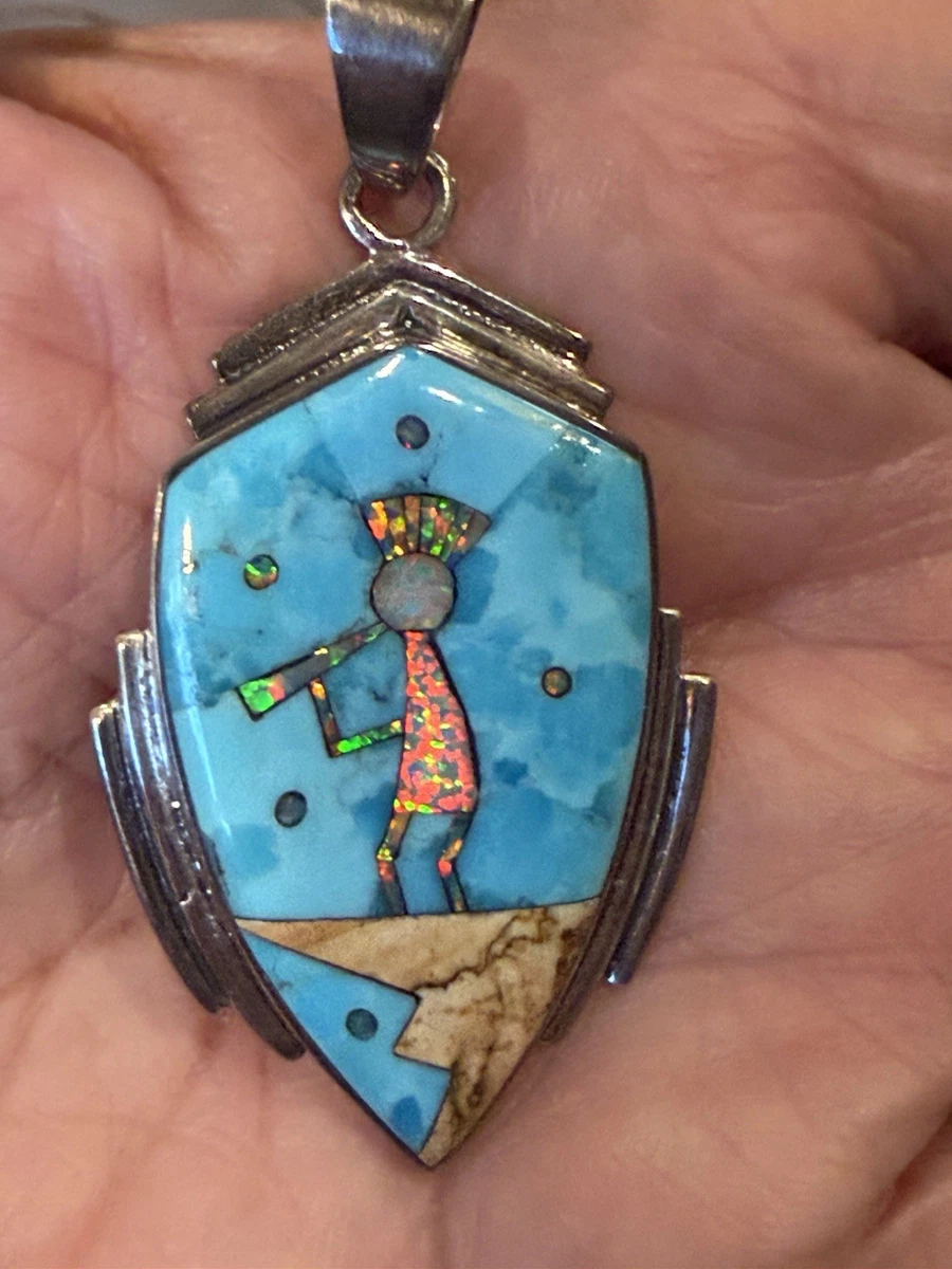 Leonard Platero Native Navajo Sterling Silver 925 Tips Ladies Watch 16MM 6.75\