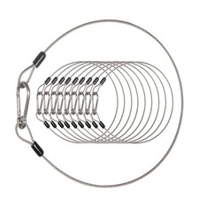 10 Pack Stage Light Safety Cables for Stage DJ Party Lights Thickened 1/8 Dia