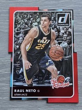 RAUL NETO /75 RED DIE-CUT THE ROOKIES 2015-16 DONRUSS JAZZ
