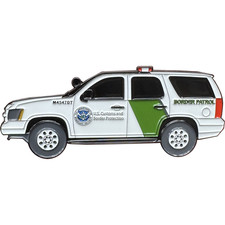 EL20-5 CBP Border Patrol Truck Police Challenge Coin Honor First