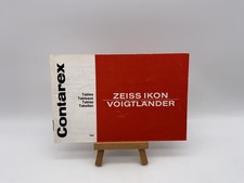 Zeiss Ikon Contarex Tables Feet User Manual German