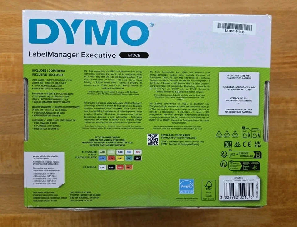 Dymo LabelManager Executive 640 CB Beschriftungsgerät - Bild 2 von 2