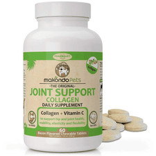 Makondo Pets Collagen Joint Support Supplement for Dog  Cats 60 Tablets