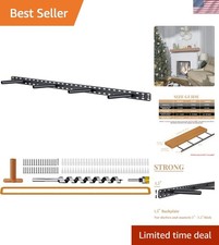 Heavy-Duty Invisible Floating Shelf Brackets 43"X6" - Secure & Stylish Storage