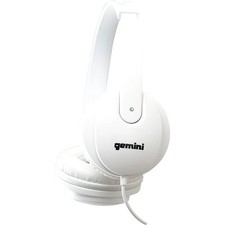 Gemini DJX-200 Professional DJ Headphones White