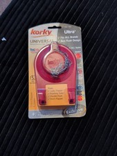 Korky Universal 2 in. Toilet Flapper with chain No. 100 Fits All Brands Rubber