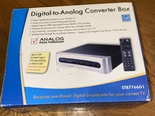 RCA Digital to Analog Converter Box, Over the Air Digital TV Broadcast STB7766G1