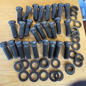 Set of 26 Heavy Duty Plow Bolts with Washers 150 MPSI E8