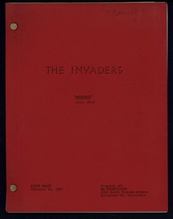 THE INVADERS "Moonshot" #516 February 23 1967 Paul Lukather as Correll SCRIPT