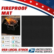 7.9"x7.9" Fireproof Reusable Under Grill Mats For outdoor grills or Desktop&More