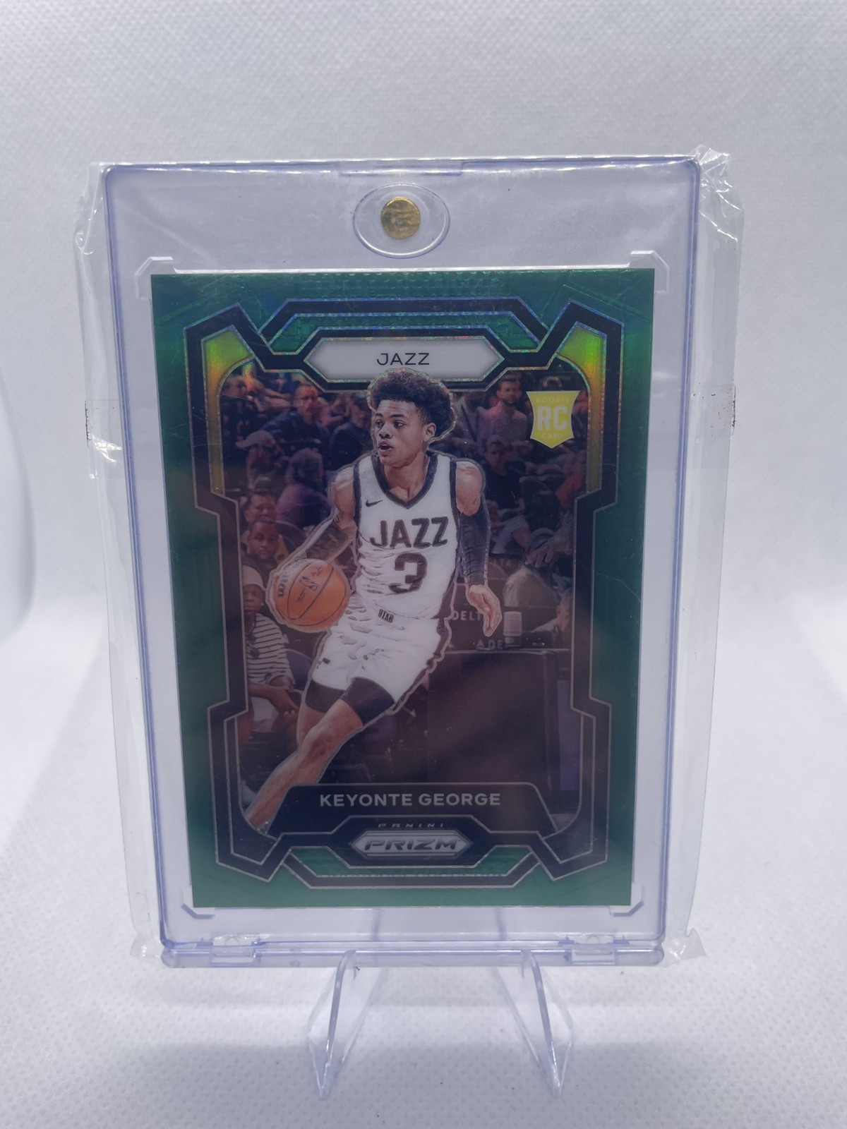 2023-24 Panini Prizm - Keyonte George #127 Green Prizm (RC)