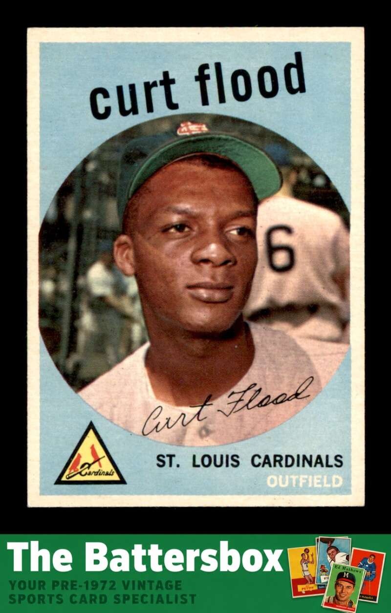 1959 Topps #353 Curt Flood   EXMT X3816576