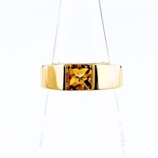 CARTIER Tank ring Citrine ring Ring 750 Citrin Women