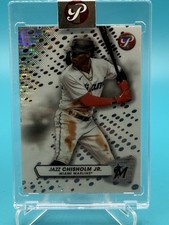 2023 Topps Pristine Jazz Chisholm Jr. #199 Refractor Miami Marlins MLB Encased