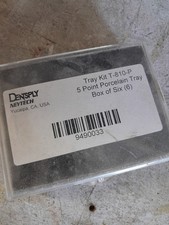 Dentsply Neytech Tray Kit T-810-P 5 Point Porcelain Tray Box of Six