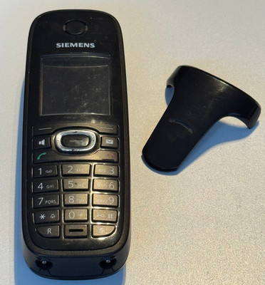 Gigaset C59H Telefon Mobilteil Handgerät ersatz Schwarz inkl. neue Akkus + clip