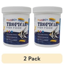  2 pack Tropical Fish Food Crumbles
