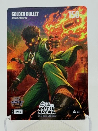 2026 Bo Jackson Battle Arena NCSS Promo Exclusive GOLDEN BULLET RC ALT SP RPU-18