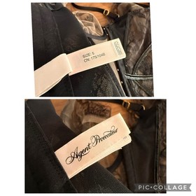 Agent Provocateur Alyss Corset Basque Black Leavers Lace & PVC Size 5 $795