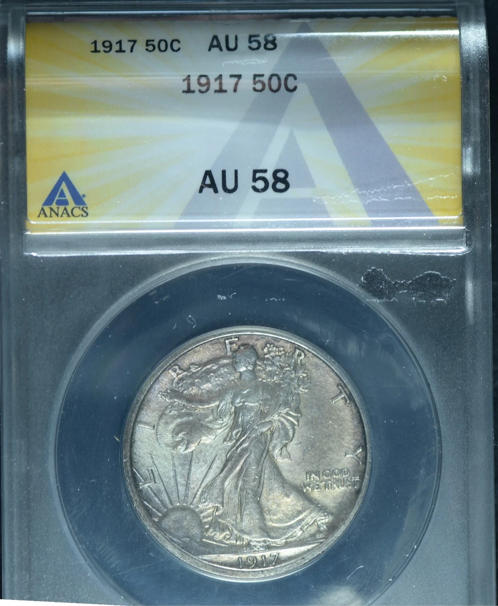 AU 58 Graded Liberty Walking Half Dollars (1916-1947) for sale | eBay