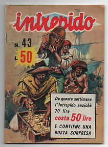 Vecchio Fumetto Giornale Intrepido N 43 Del 1962 Con Vignette Supplemento Ebay