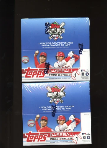2022 Topps Baseball Series 1 Hobby Box x2