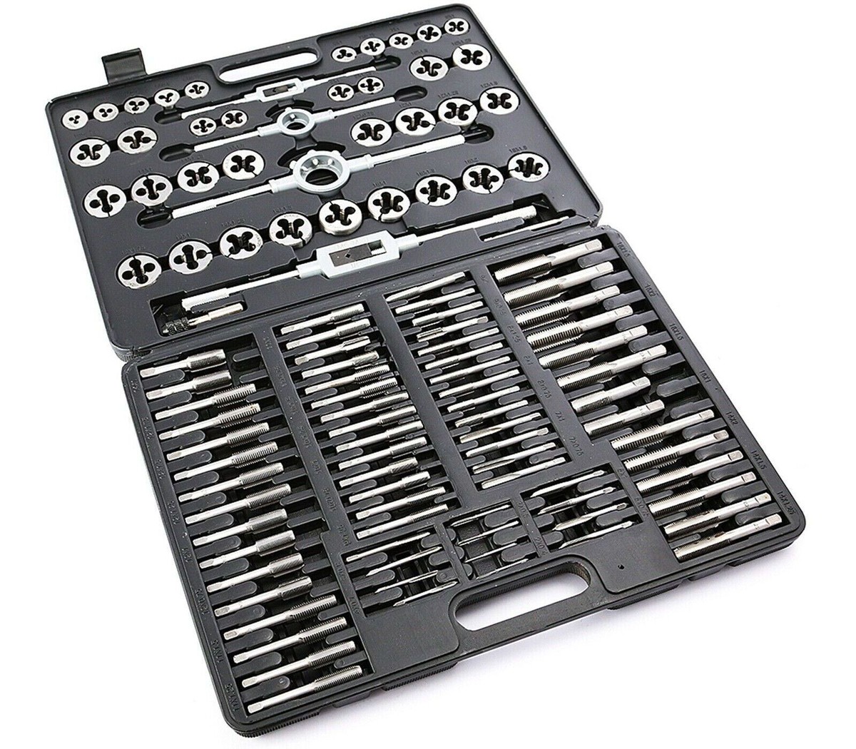 Kit Filiera 12 Pezzi In Acciaio - Maschi E Filiere Metriche M6 M7 M8 M10 M12 Per Filettatura - Foto 2